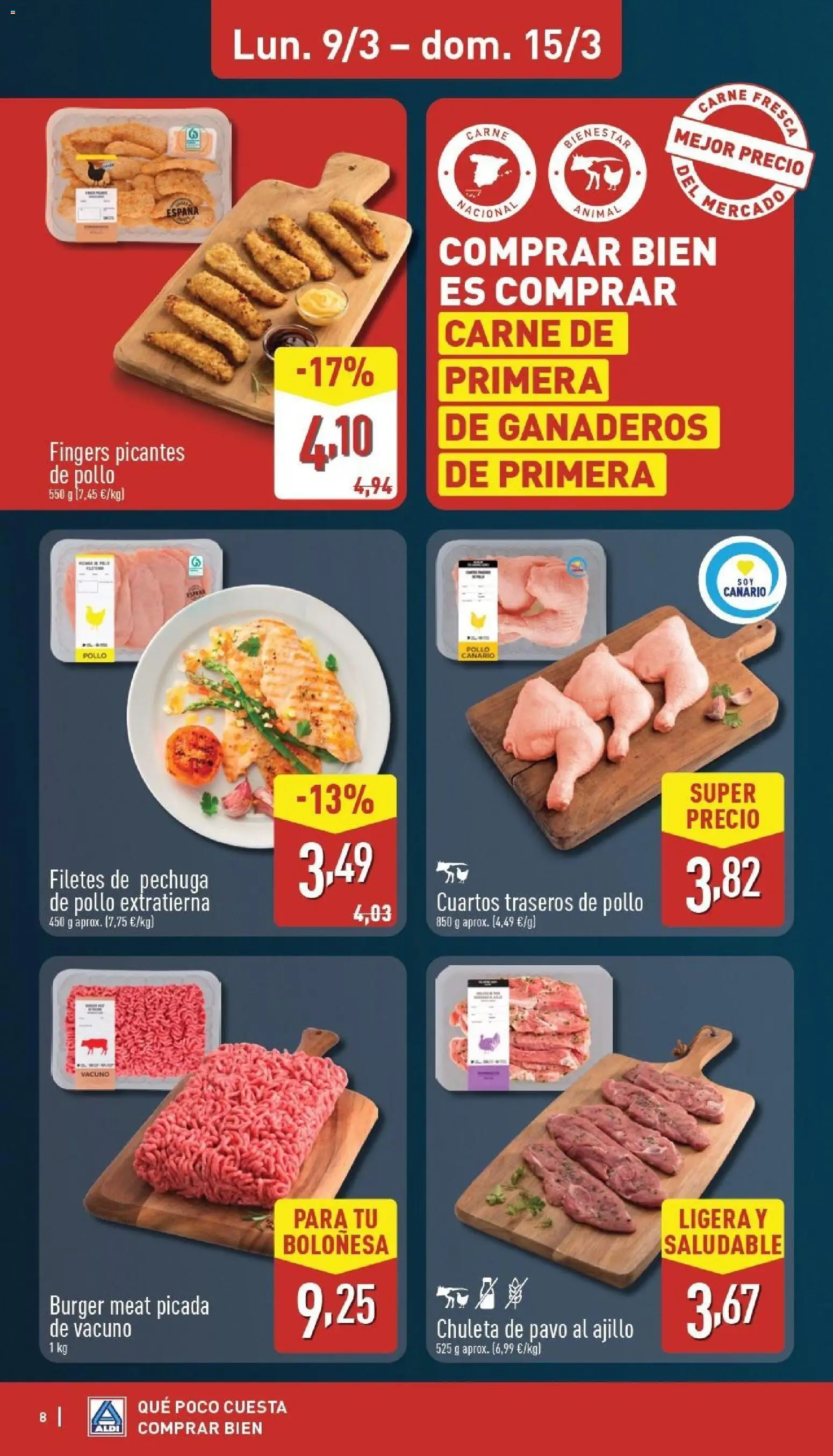 Aldi folleto Canarias - Página de 8 - Válido desde 09/03/2026
