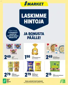 Esikatselu S-market tarjoukset voimassa alkaen 11/03/2026
