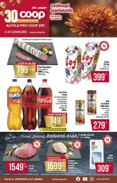 Előnézet COOP - Abc & szuper / Alföld Pro-Coop Zrt. érvényes 2025.09.25.-tól