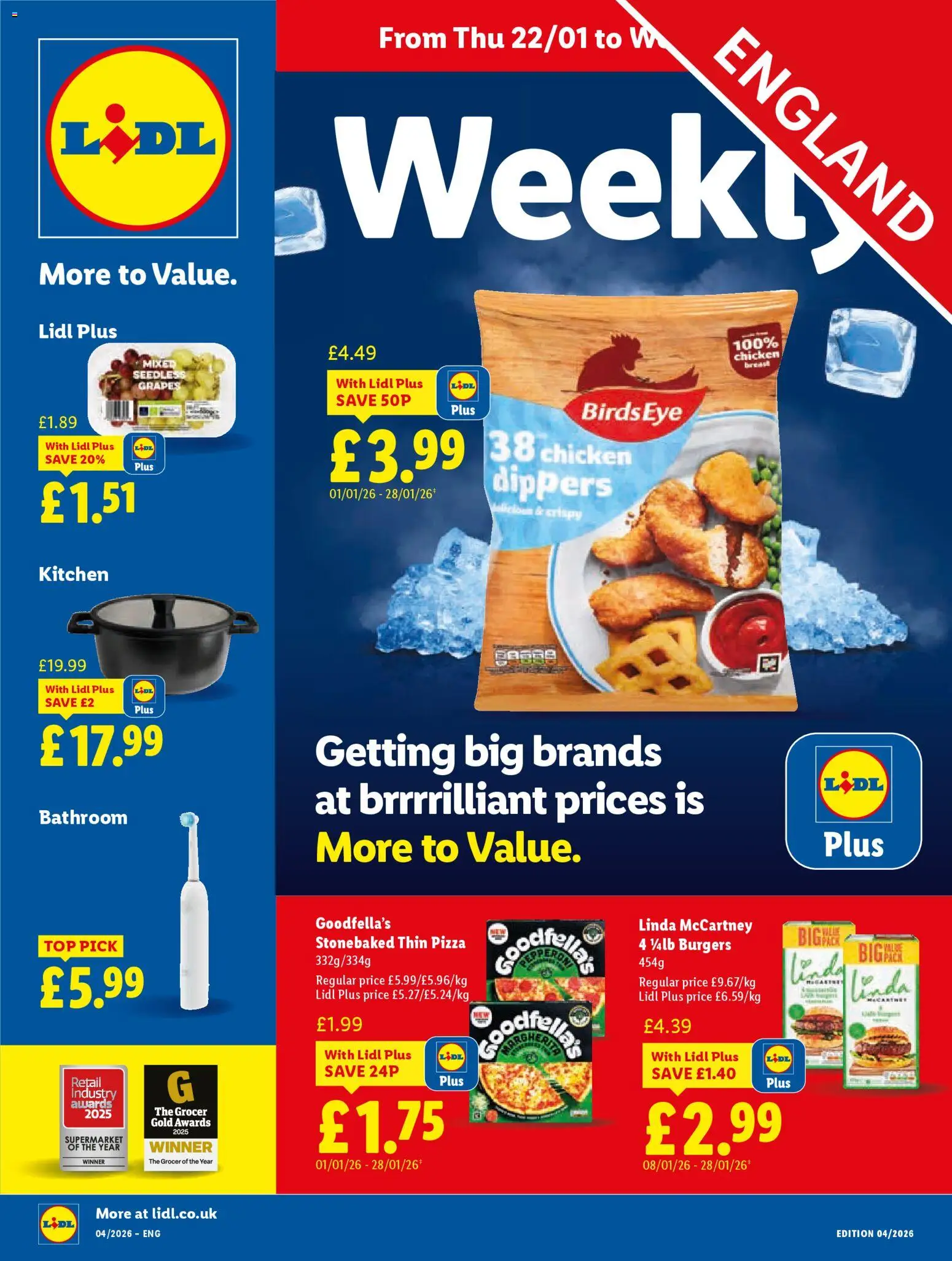 Lidl - Lidl Weekly - page 1- valid from 22/01/2026