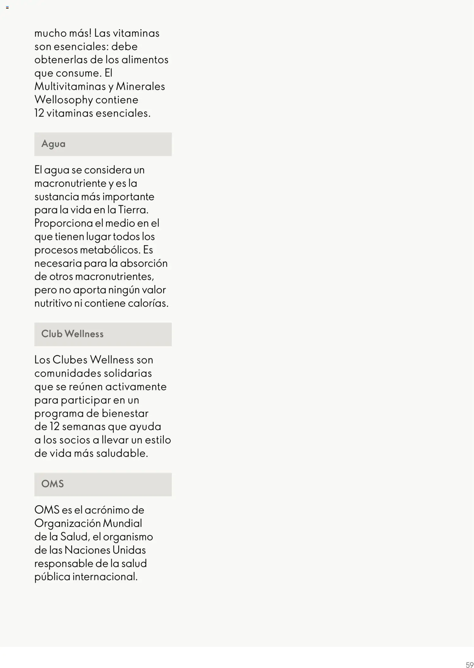 Oriflame - Guía Wellosophy - Página de 59 - Válido desde 01/11/2023