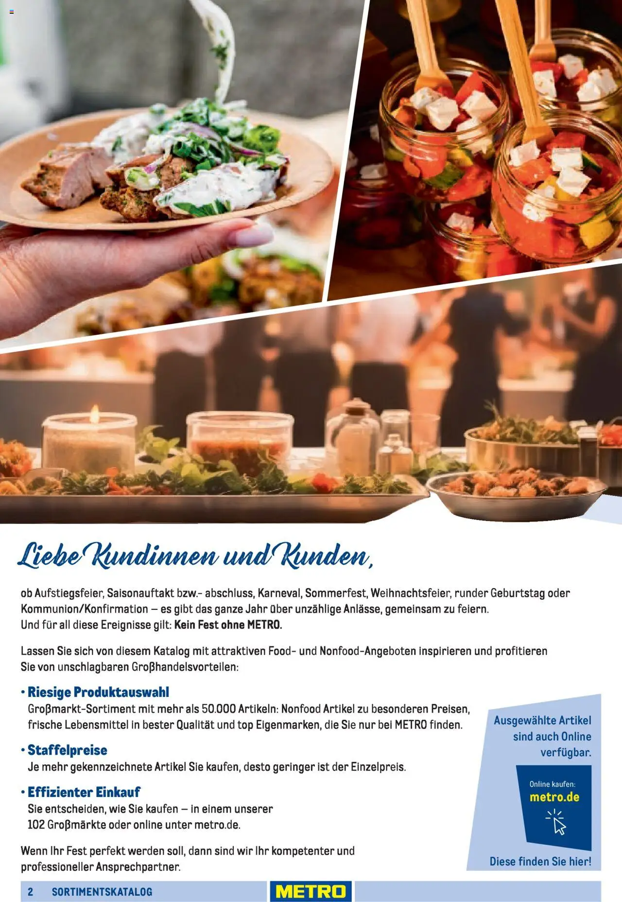 Metro Sortimentskatalog Vereine & Feste - Seite 2 - gültig ab 01.06.2024