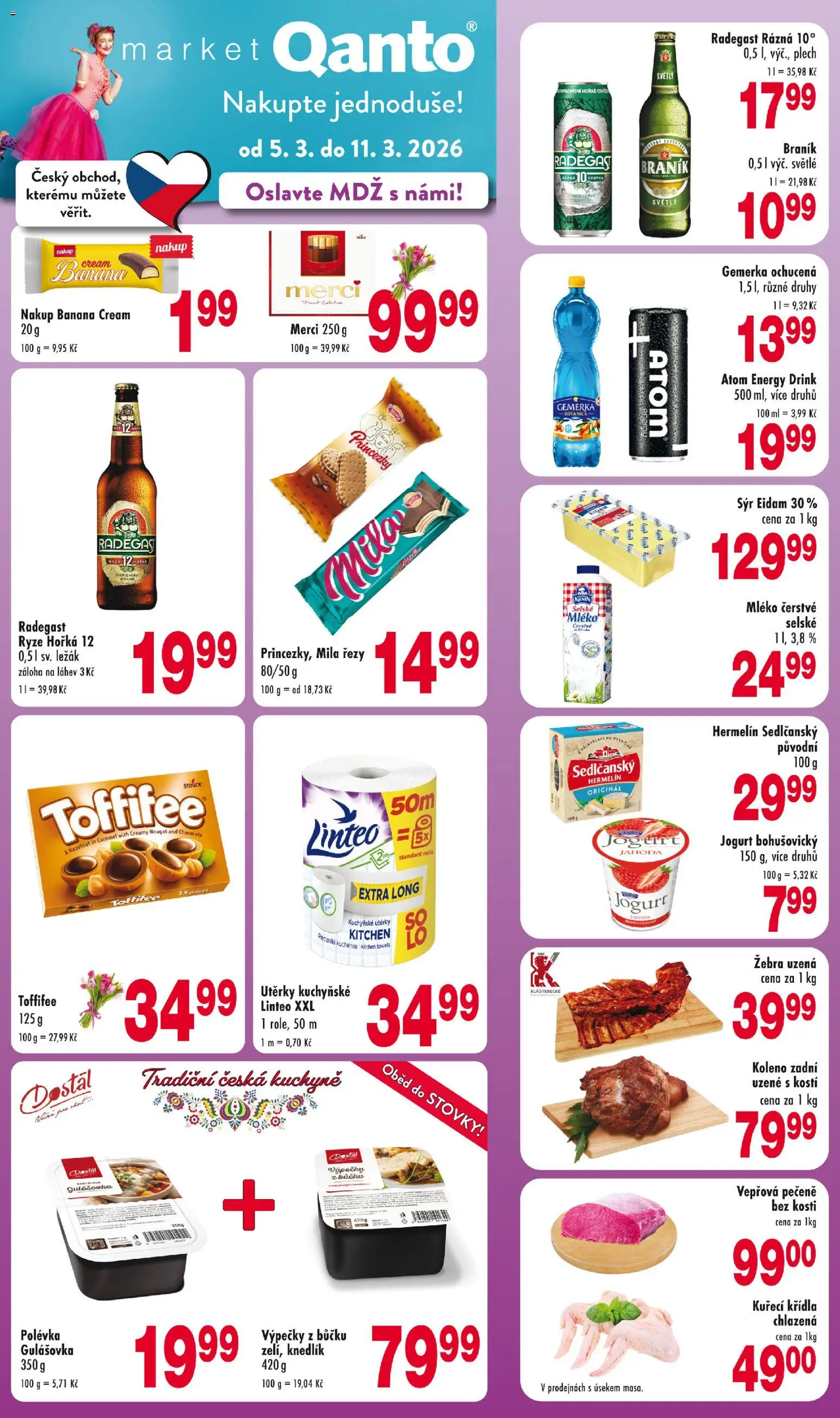 Astur & Qanto leták - strana 1- platný od 05.03.2026
