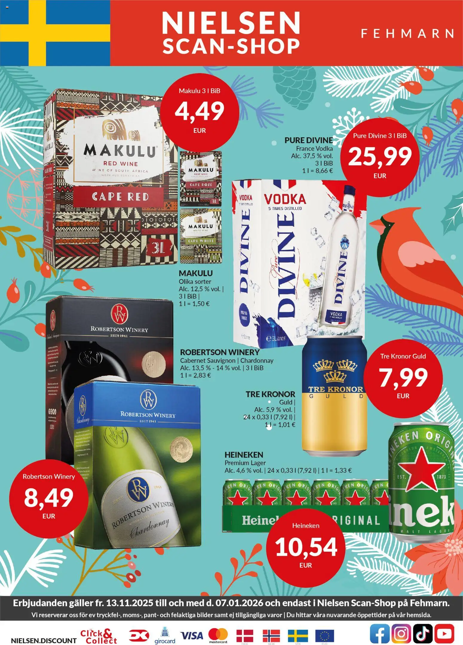 Nielsen Discount - Fehmarn erbjudande - side 1- gyldig fra 13/11/2025