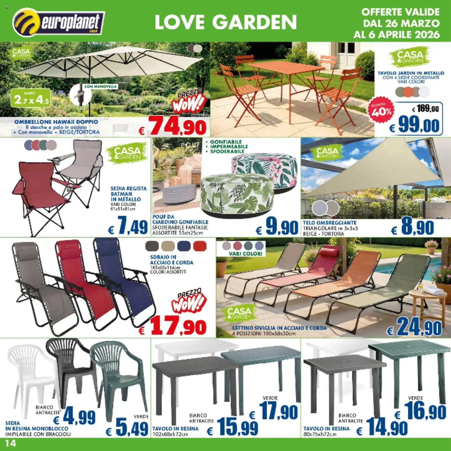 Europlanet Casa volantino - pagina 14 - valido dal 26/03/2026