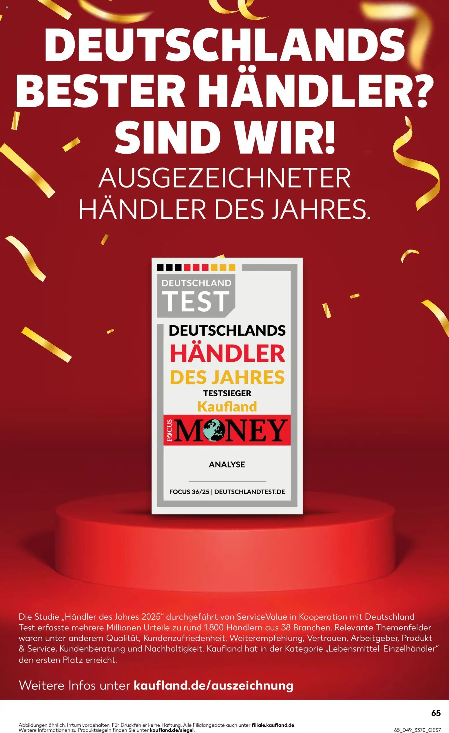 Kaufland Prospekt 	 - Seite 65 - gültig ab 04.12.2025