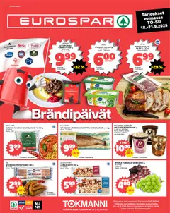 Esikatselu Tokmanni - EUROSPAR Ylöjärvi Ruokasanomat voimassa alkaen 18/09/2025