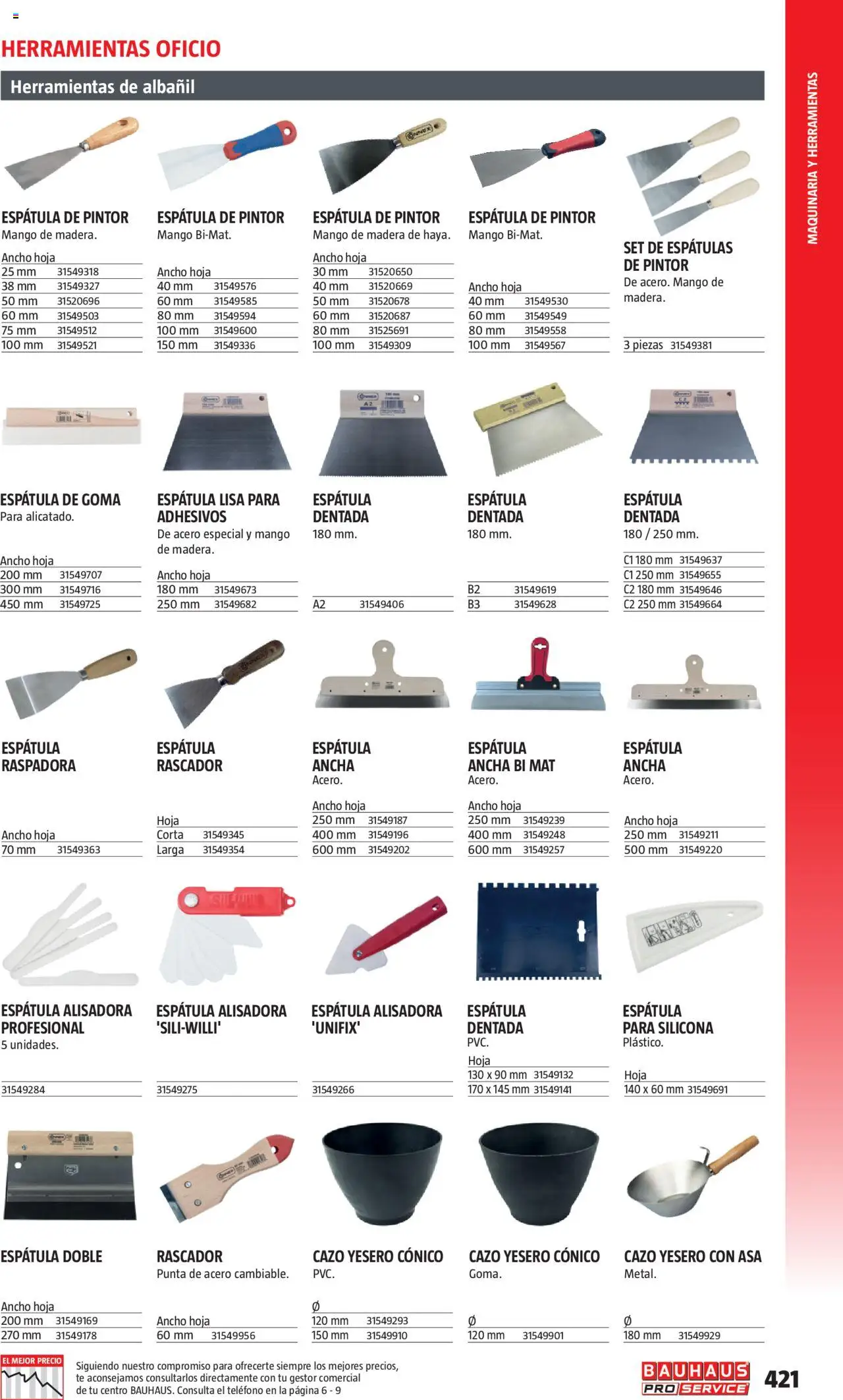 Bauhaus - ProService  - Página de 421 - Válido desde 24/02/2025