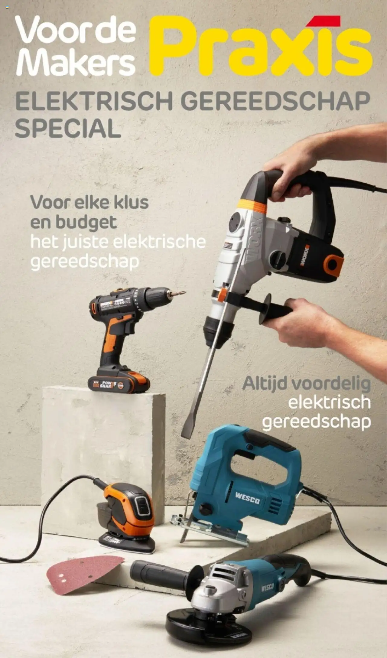 Praxis -  Elektrisch gereedschap special - pagina 1- geldig vanaf 07-06-2023