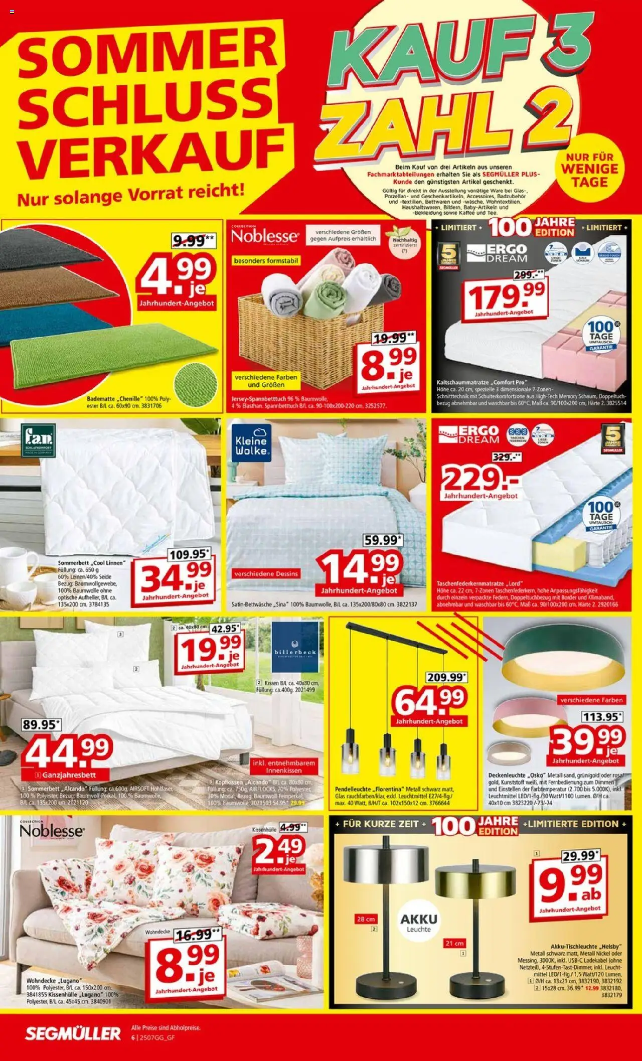 Segmüller Kauf 3 Zahl 2 - Seite 6 - gültig ab 13.07.2025