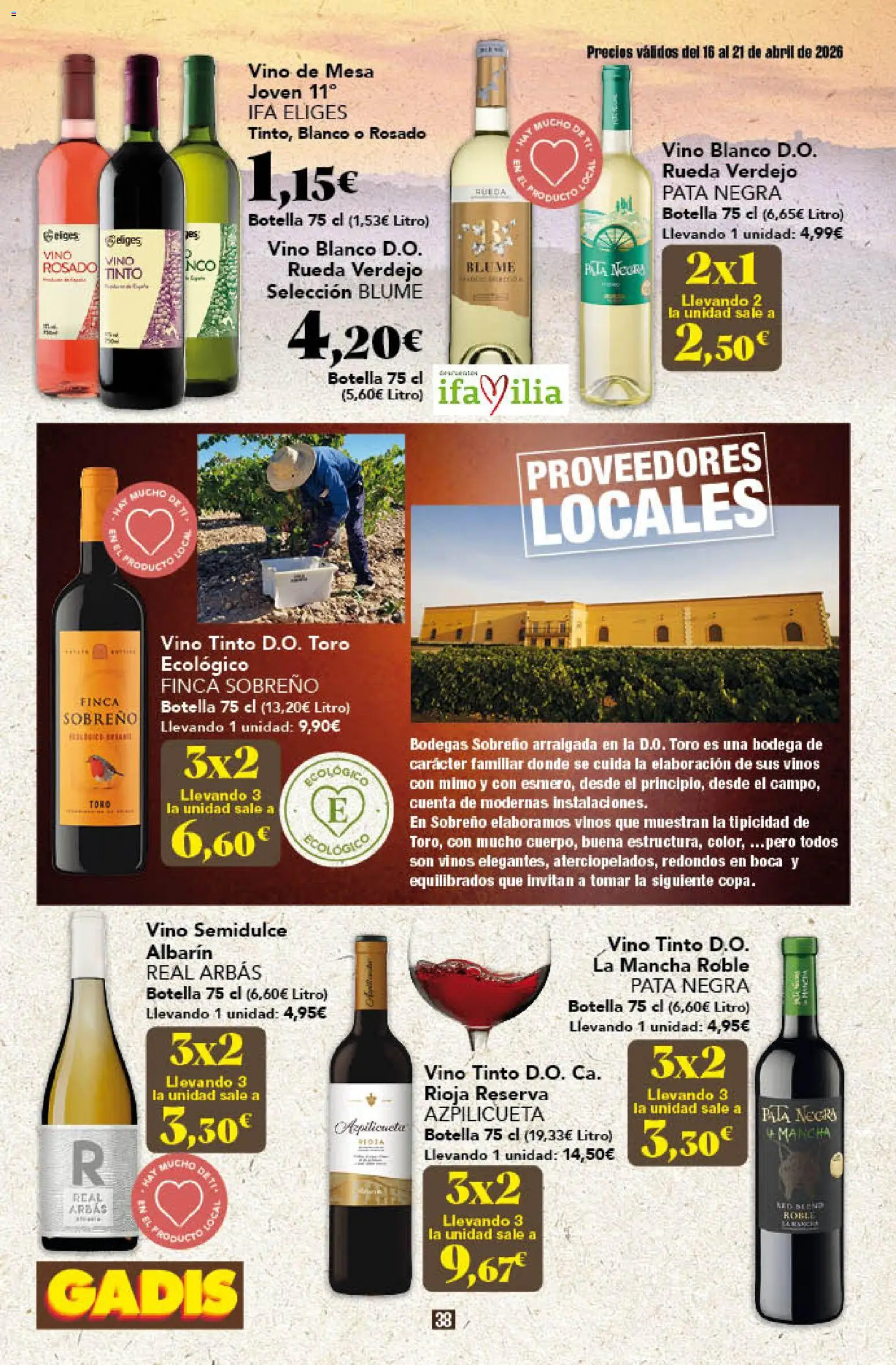 Gadis folleto - Página de 38 - Válido desde 16/04/2026