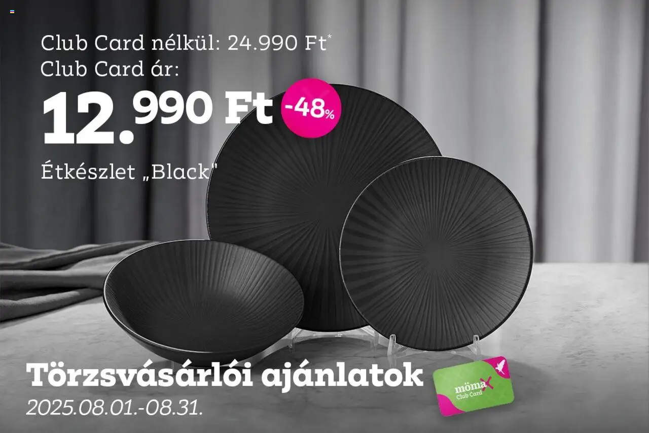 Mömax Akciós újság - 1oldal - érvényes 2025.08.01.-tól