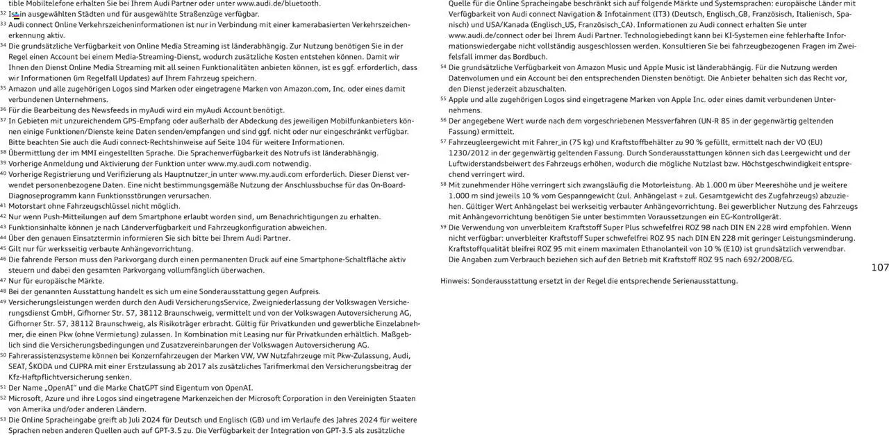 Audi RS 6 Avant / RS 6 Avant performance - Seite 107 - gültig ab 18.02.2025