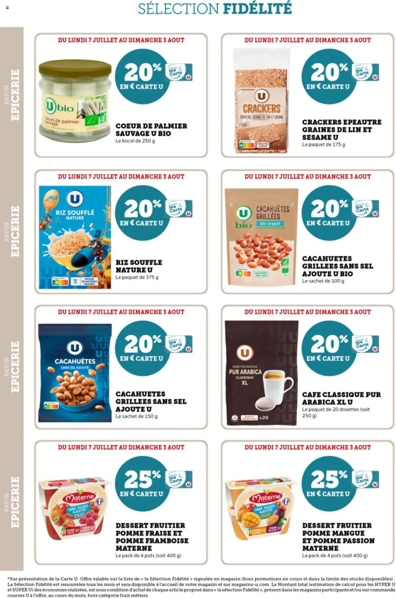 Hyper U Ma sélection Carte U juillet - page 22 - valable à partir du 07/07/2025