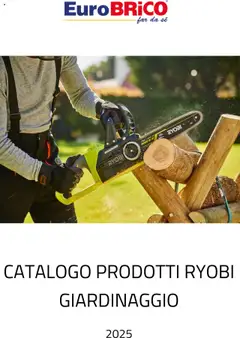 Anteprima Eurobrico Prodotti Ryobi Giardinaggio catalogo valida dal 23/07/2025