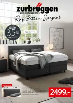 Vorschau Zurbrüggen - Ruf Betten Spezial gültig ab 28.05.2025
