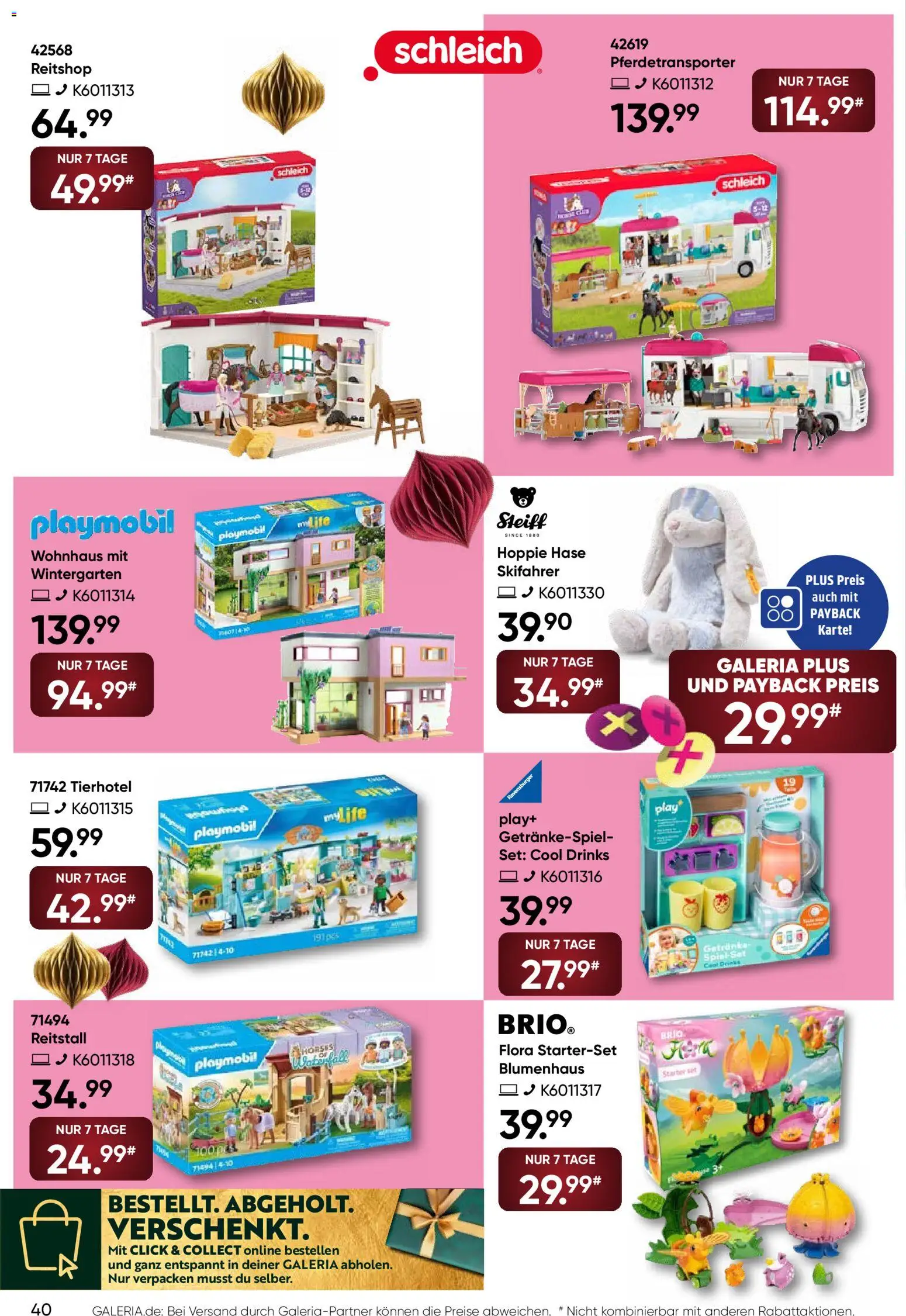 Galeria Karstadt Kaufhof Prospekt 	 - Seite 40 - gültig ab 10.12.2025