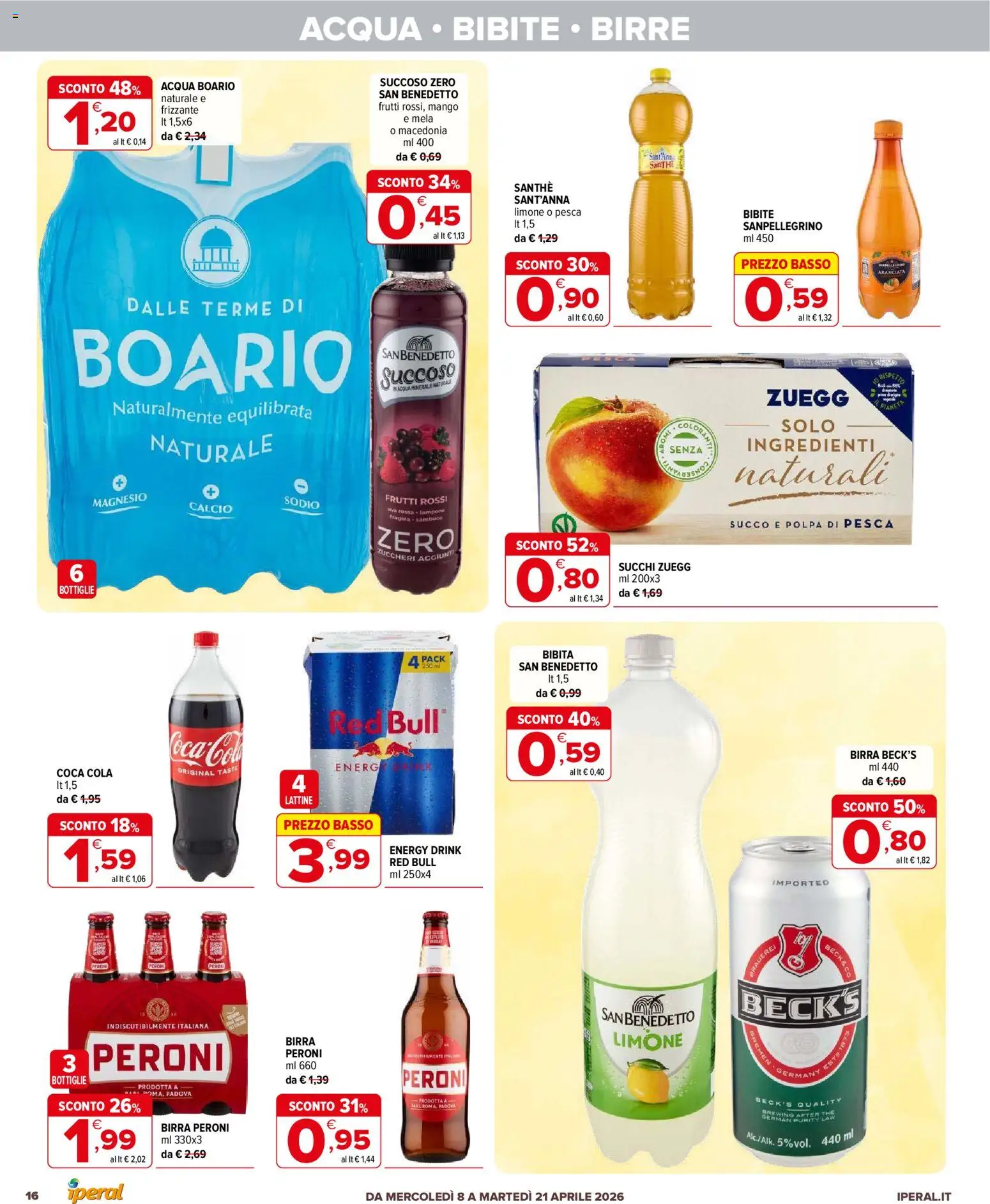 Iperal volantino - pagina 16 - valido dal 08/04/2026