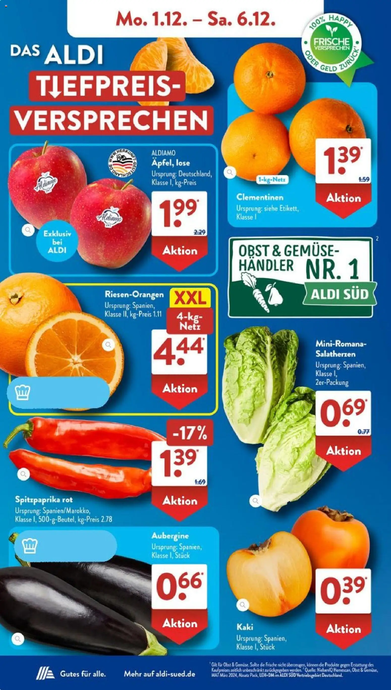 Aldi Süd Prospekt 	 - Seite 4 - gültig ab 01.12.2025
