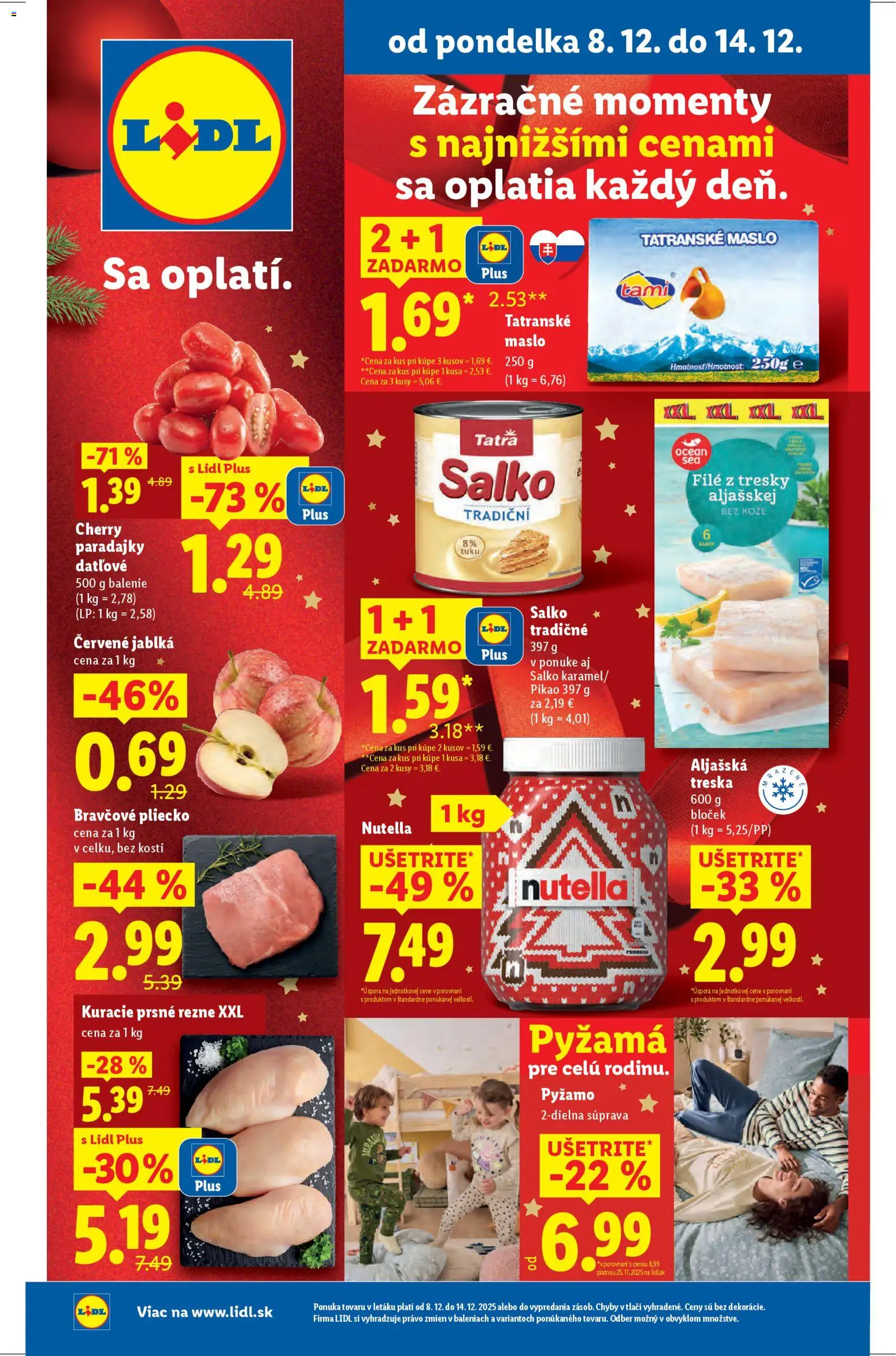 Lidl leták - strana 1- platný od 08.12.2025