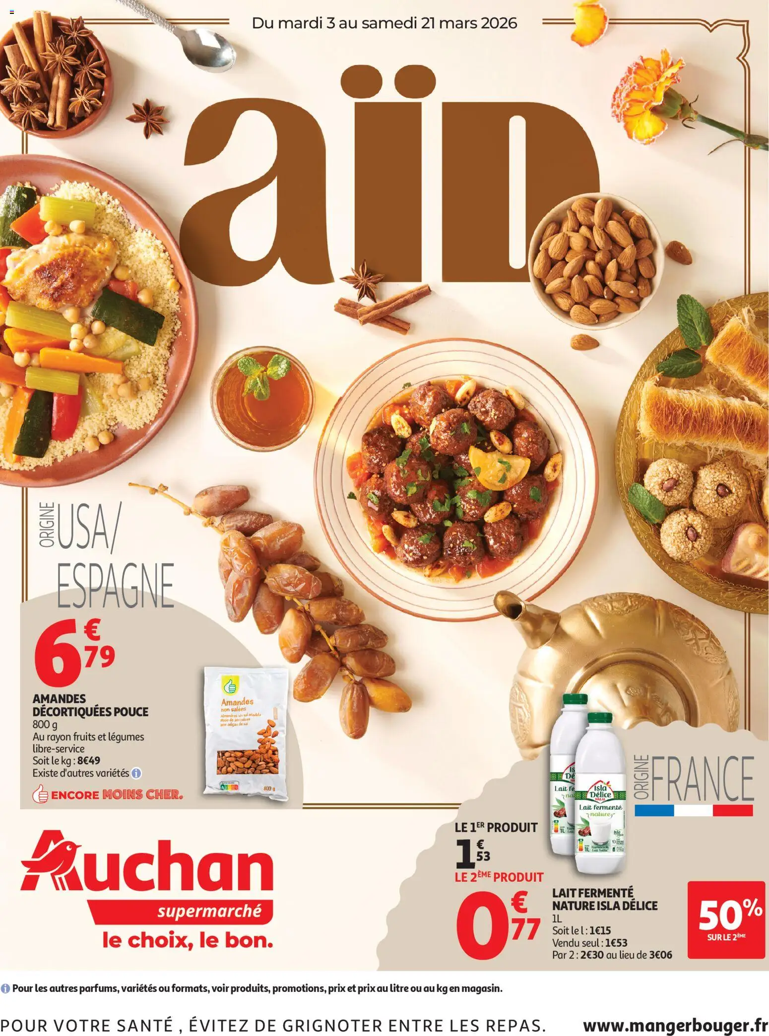 Auchan - Aïd supers - page 1 - valable à partir du 03/03/2026