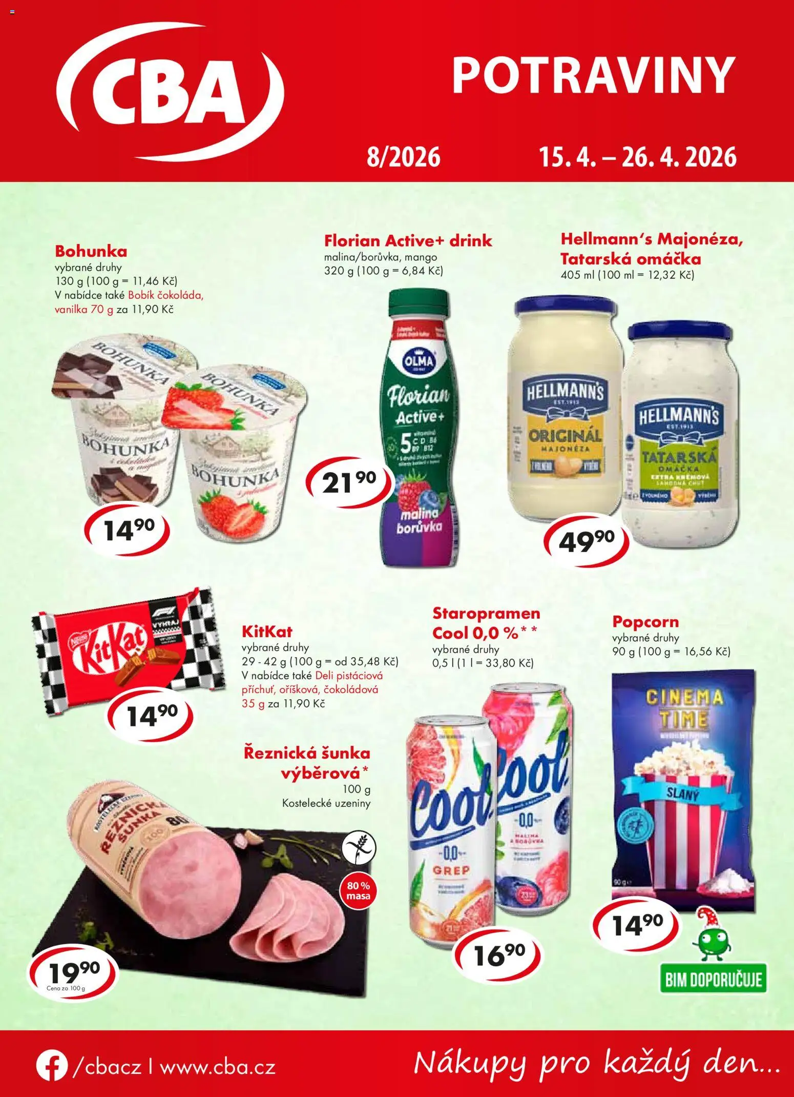 CBA leták - strana 1- platný od 15.04.2026