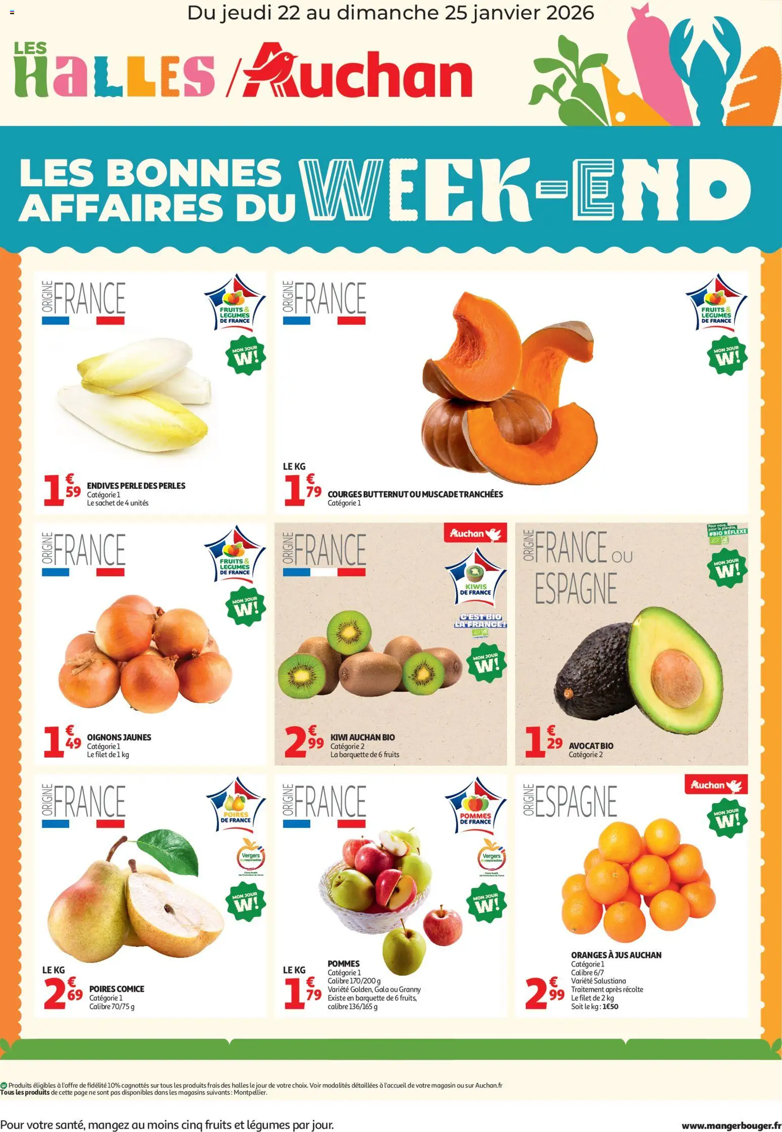 Auchan - Les bons plans du week-end dans votre hyper ! - pagina 1- geldig vanaf 22/01/2026
