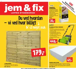 Forhåndsvisning Jem & fix - Tilbudsavis uge 12 gyldig fra 15/03/2026