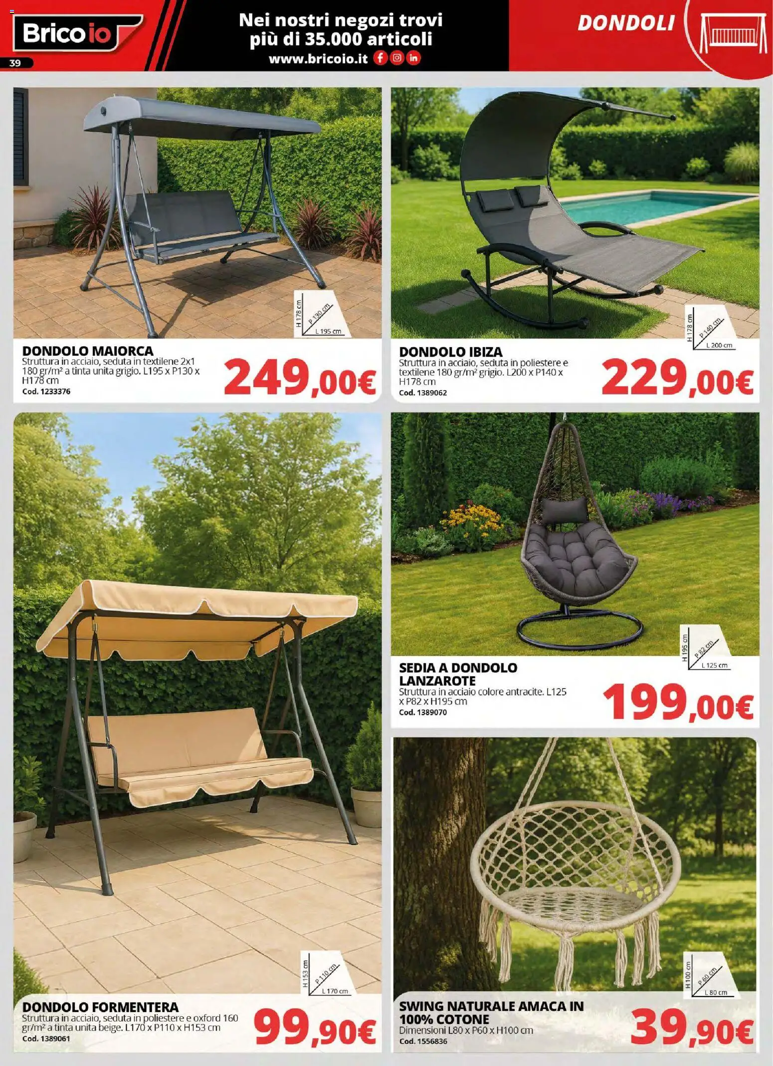 Brico io volantino - pagina 39 - valido dal 30/03/2026