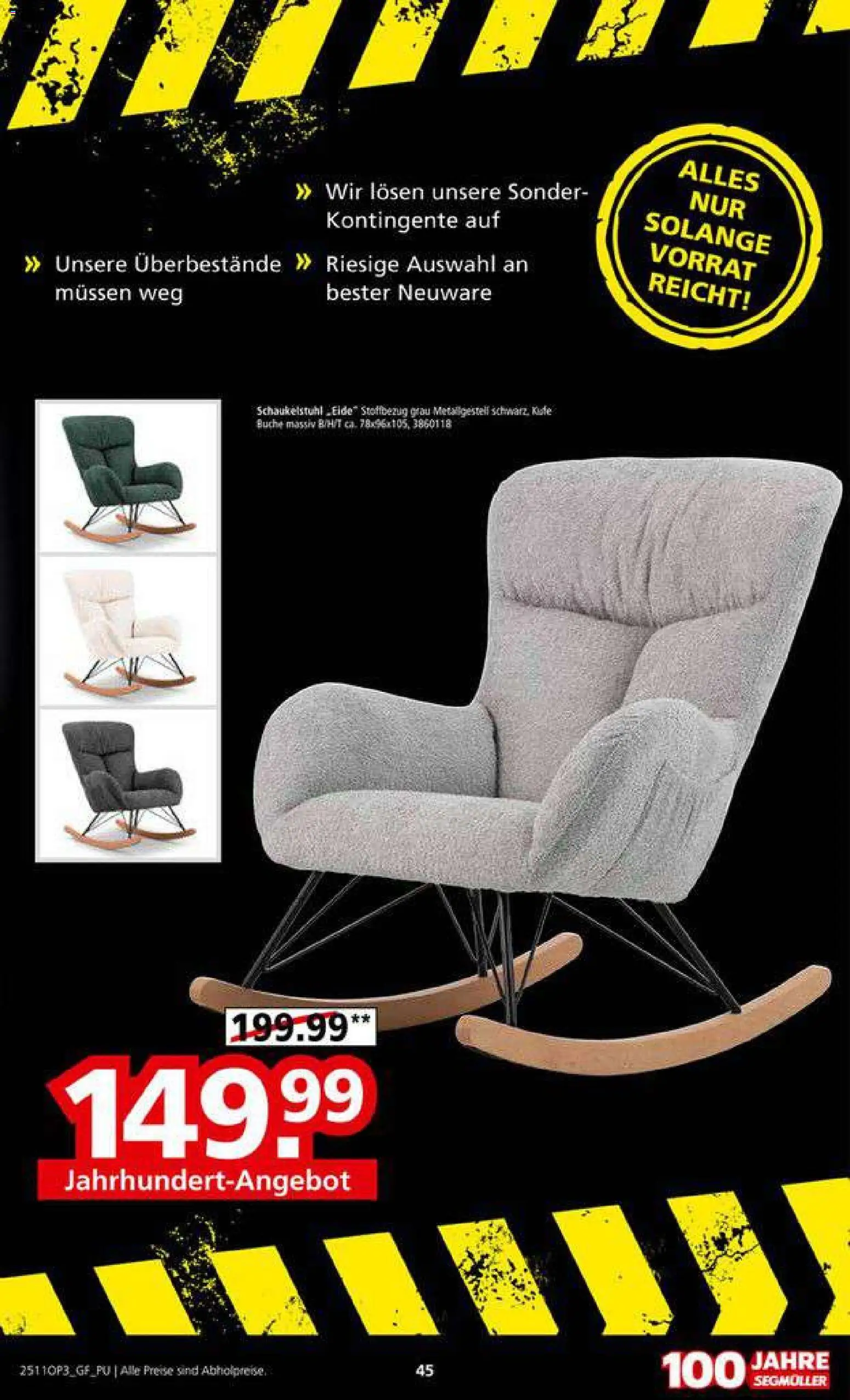 Segmüller Lagerausverkauf bei Segmüller - Seite 45 - gültig ab 22.11.2025