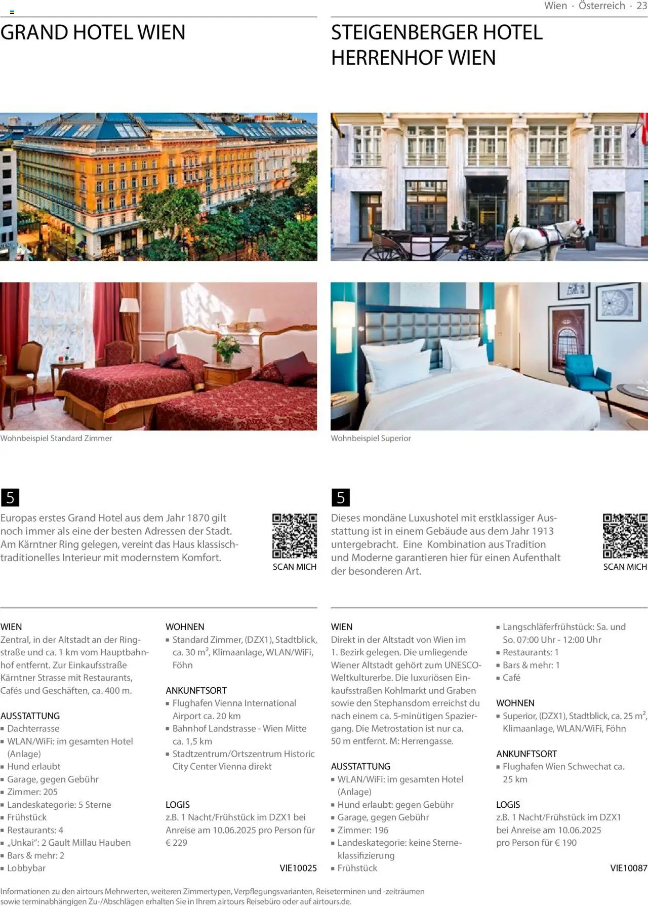 TUI airtours Katalog  Metropolen Europas 2025 - Seite 23 - gültig ab 01.04.2025