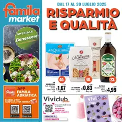 Anteprima Famila Market catalogo valida dal 17/07/2025