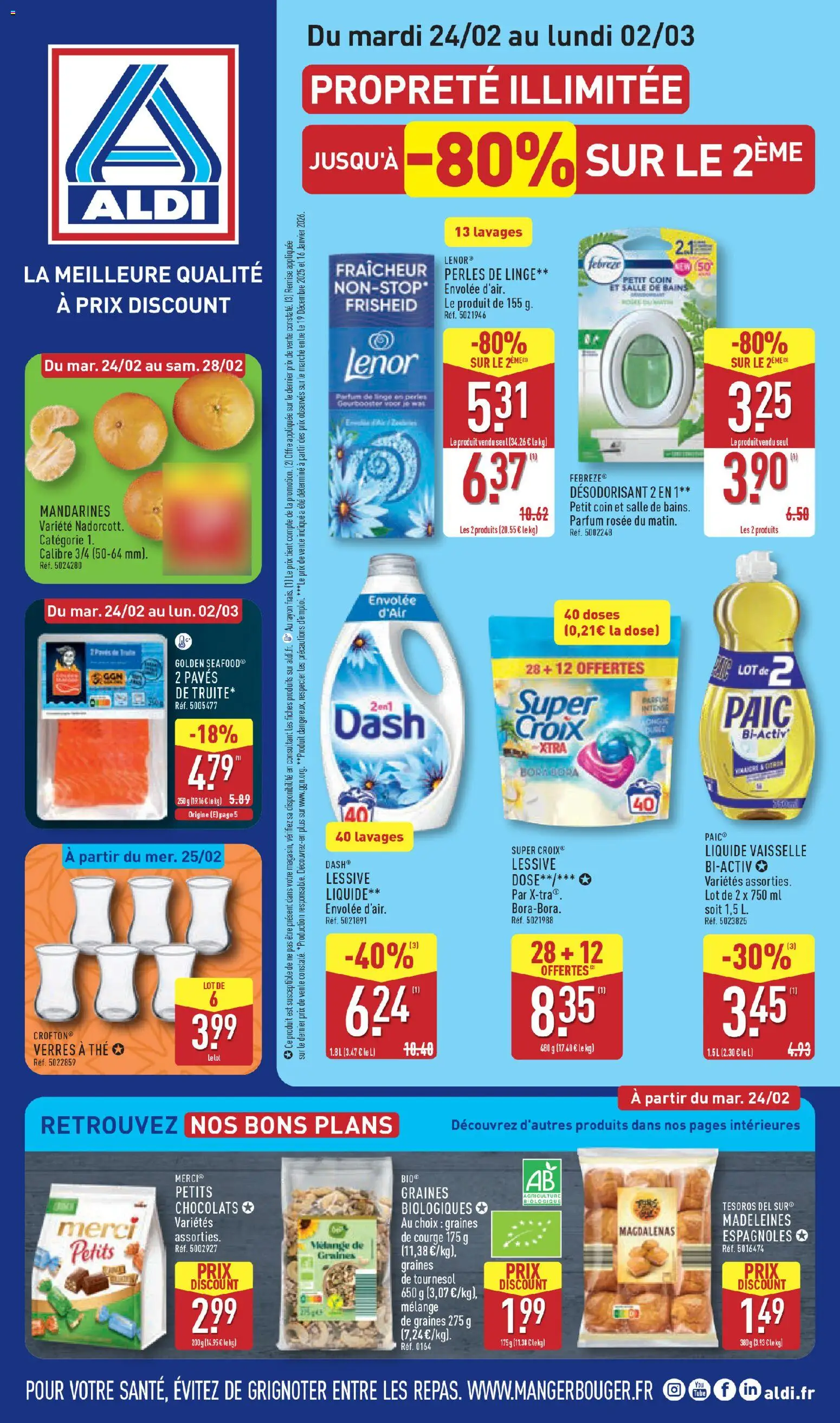 Aldi - Catalogue de la semaine 9 - page 1 - valable à partir du 24/02/2026