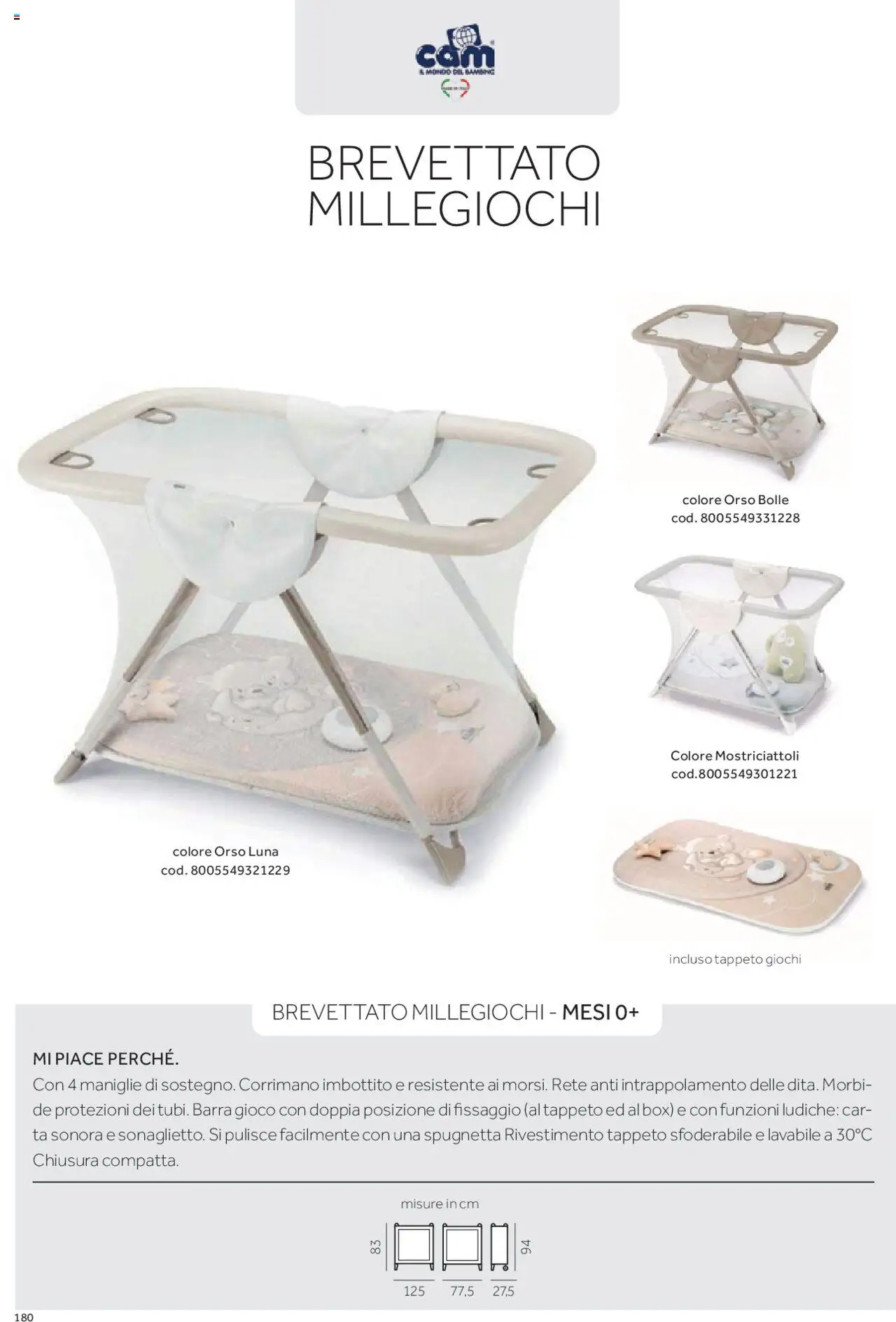 Catalogo Sdraiette, girelli, box Prenatal	 - pagina 19 - valido dal 01/01/2025