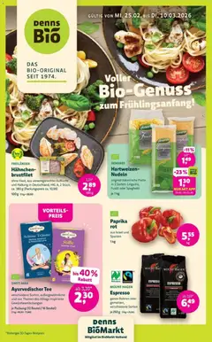 Vorschau Denns BioMarkt Angebote gültig ab 25.02.2026