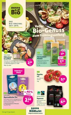 Vorschau Denns BioMarkt Angebote gültig ab 25.02.2026