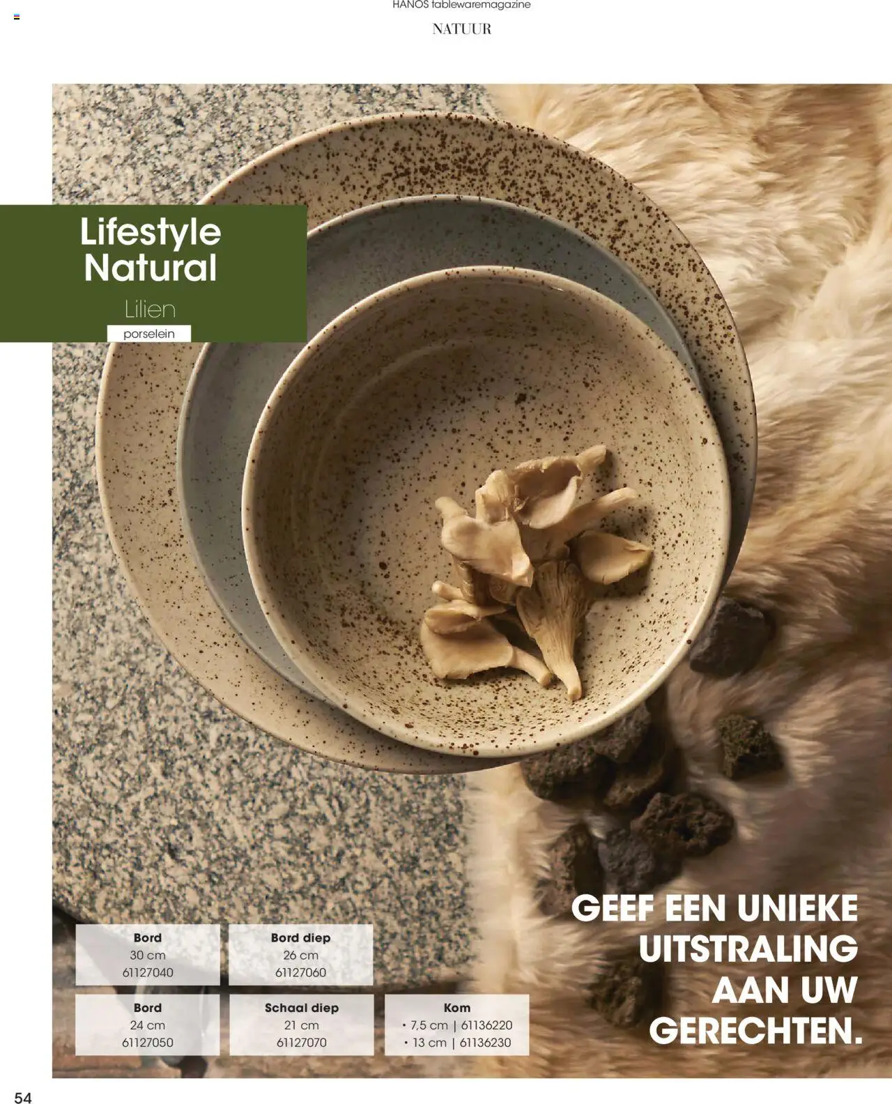 Hanos - Tableware magazine 2025-2026 - page 54- valid from 01-09-2025