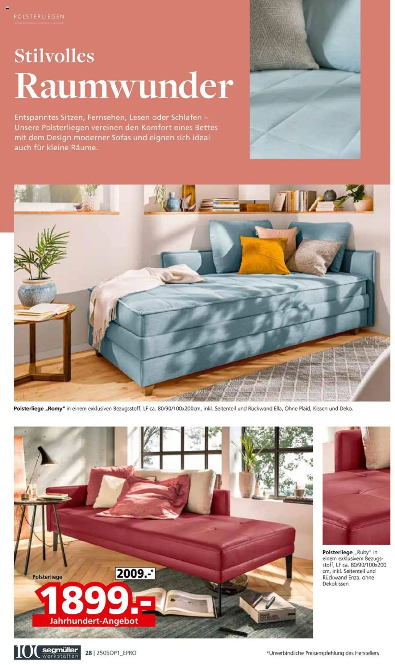 Segmüller Jahrhundert Angebote - Seite 28 - gültig ab 01.09.2025