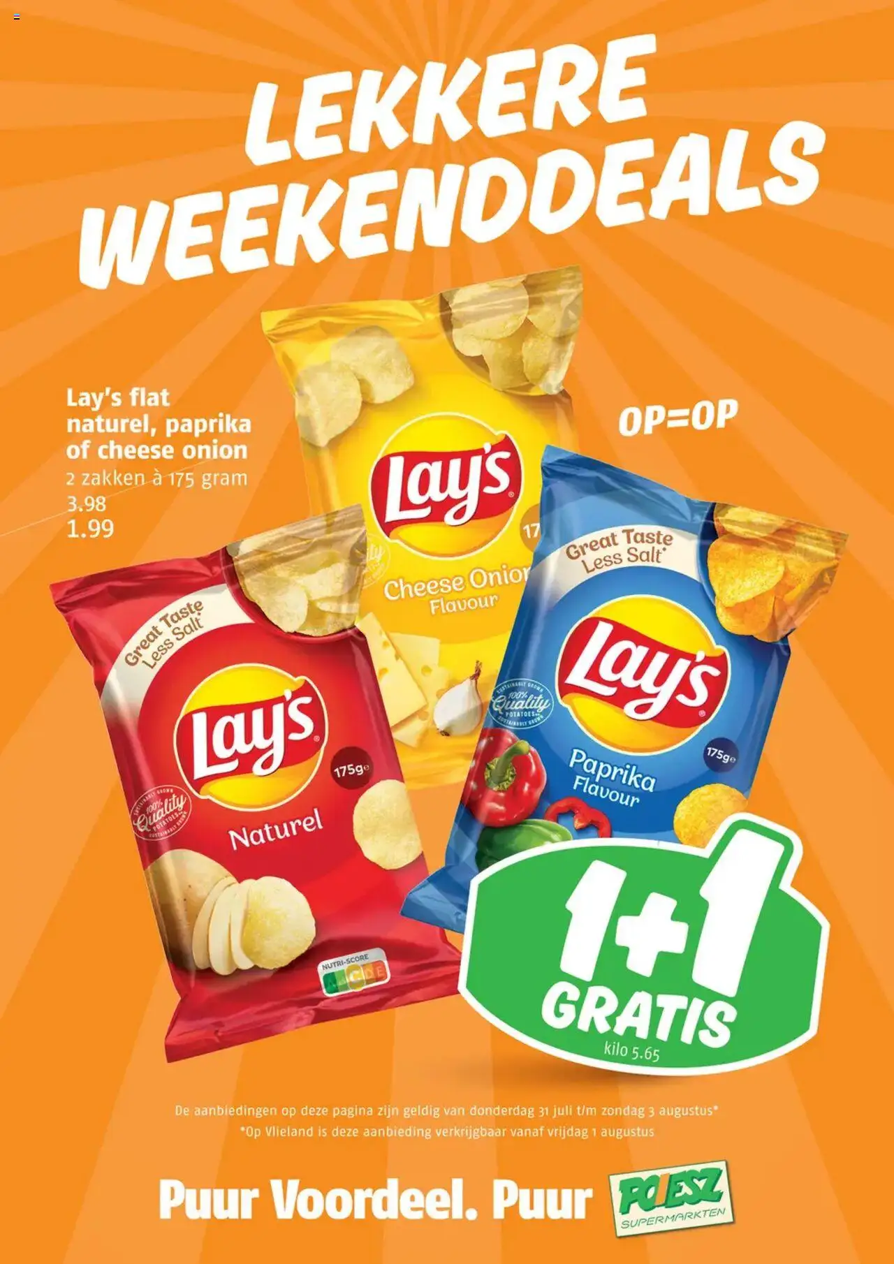 Poiesz - Weekendacties folder - pagina 1- geldig vanaf 31-07-2025