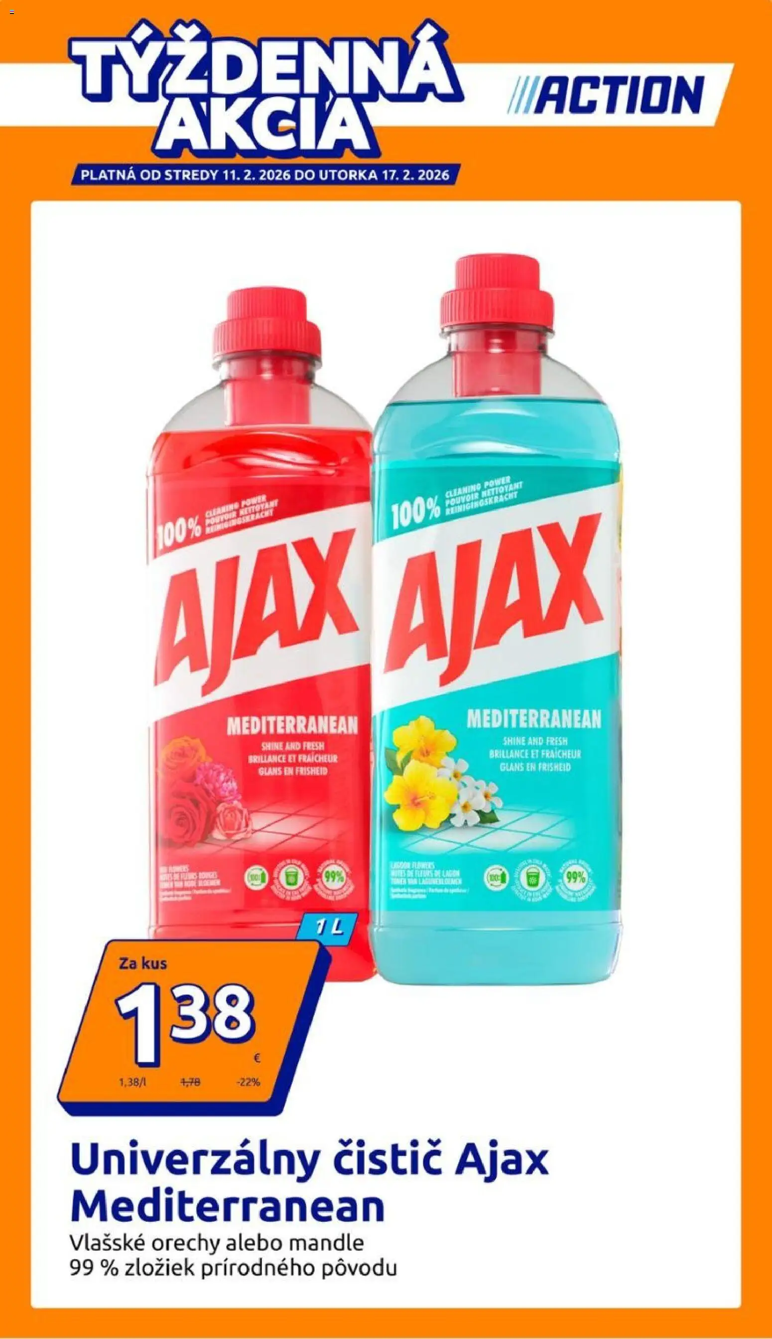 Action leták - strana 1- platný od 11.02.2026