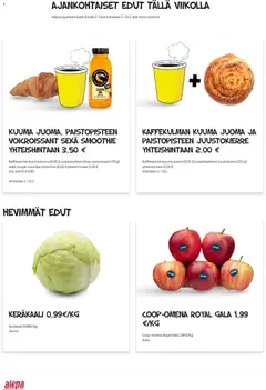 Esikatselu Alepa tarjoukset voimassa alkaen 07/01/2026
