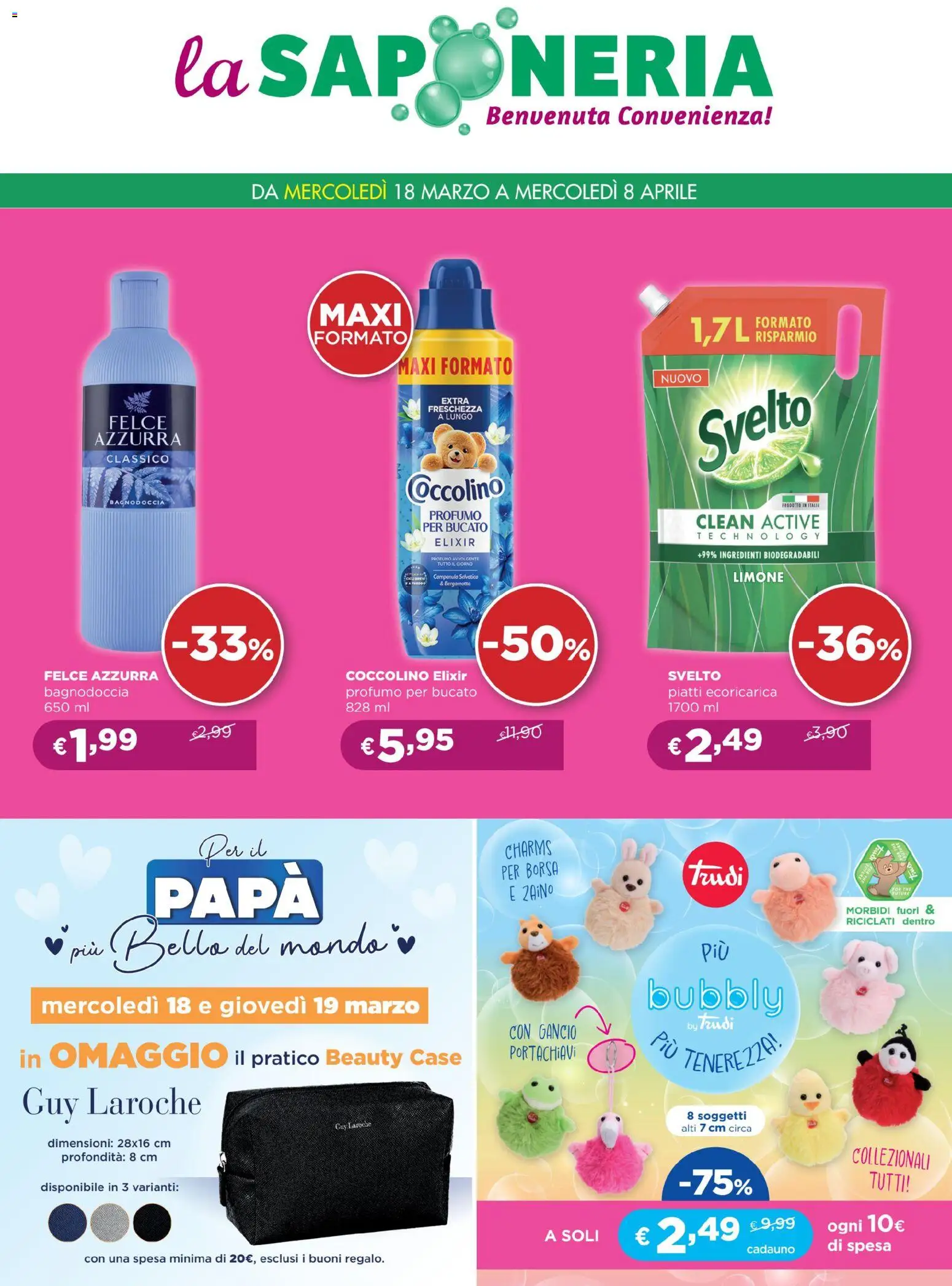 La Saponeria volantino - pagina 1 - valido dal 18/03/2026