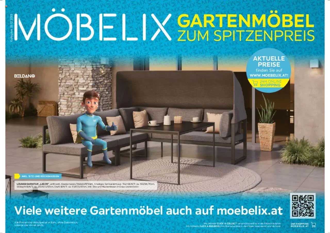 Möbelix Gartenmöbelprospekt - Seite 1- gültig ab 10.03.2025