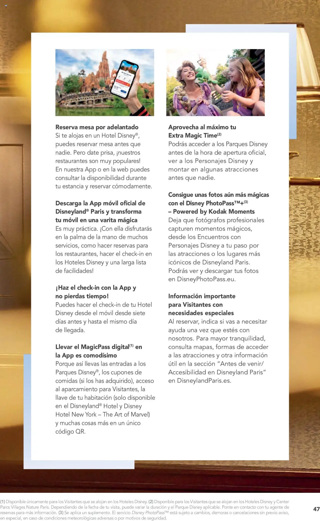 Viajes El Corte Inglés - Disneyland Paris 2025 2026 - Página de 49 - Válido desde 01/04/2025