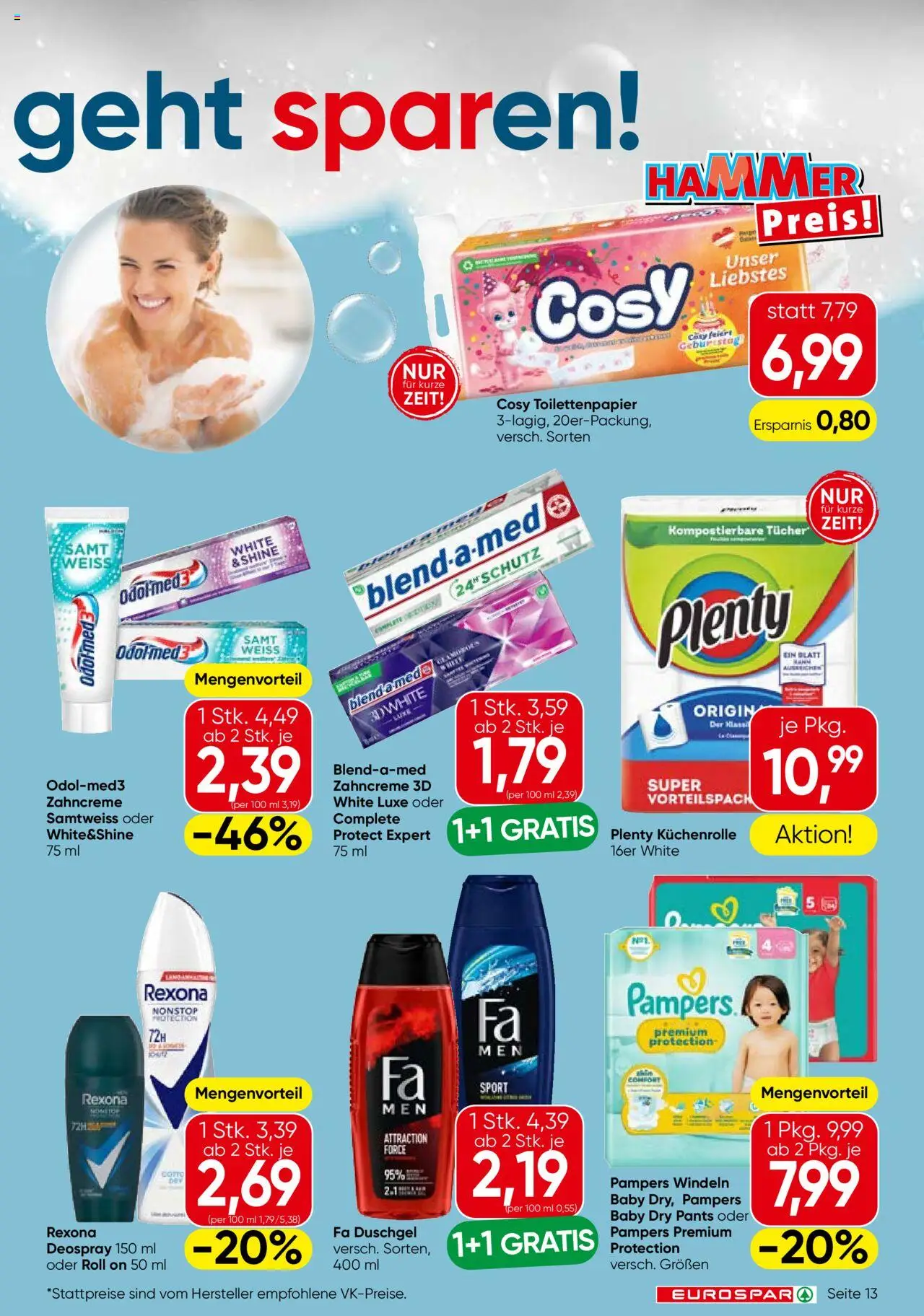 Eurospar Flugblatt - Seite 13- gültig ab 17.07.2025