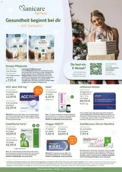 Vorschau Sanicare Prospekt 	 gültig ab 01.12.2025