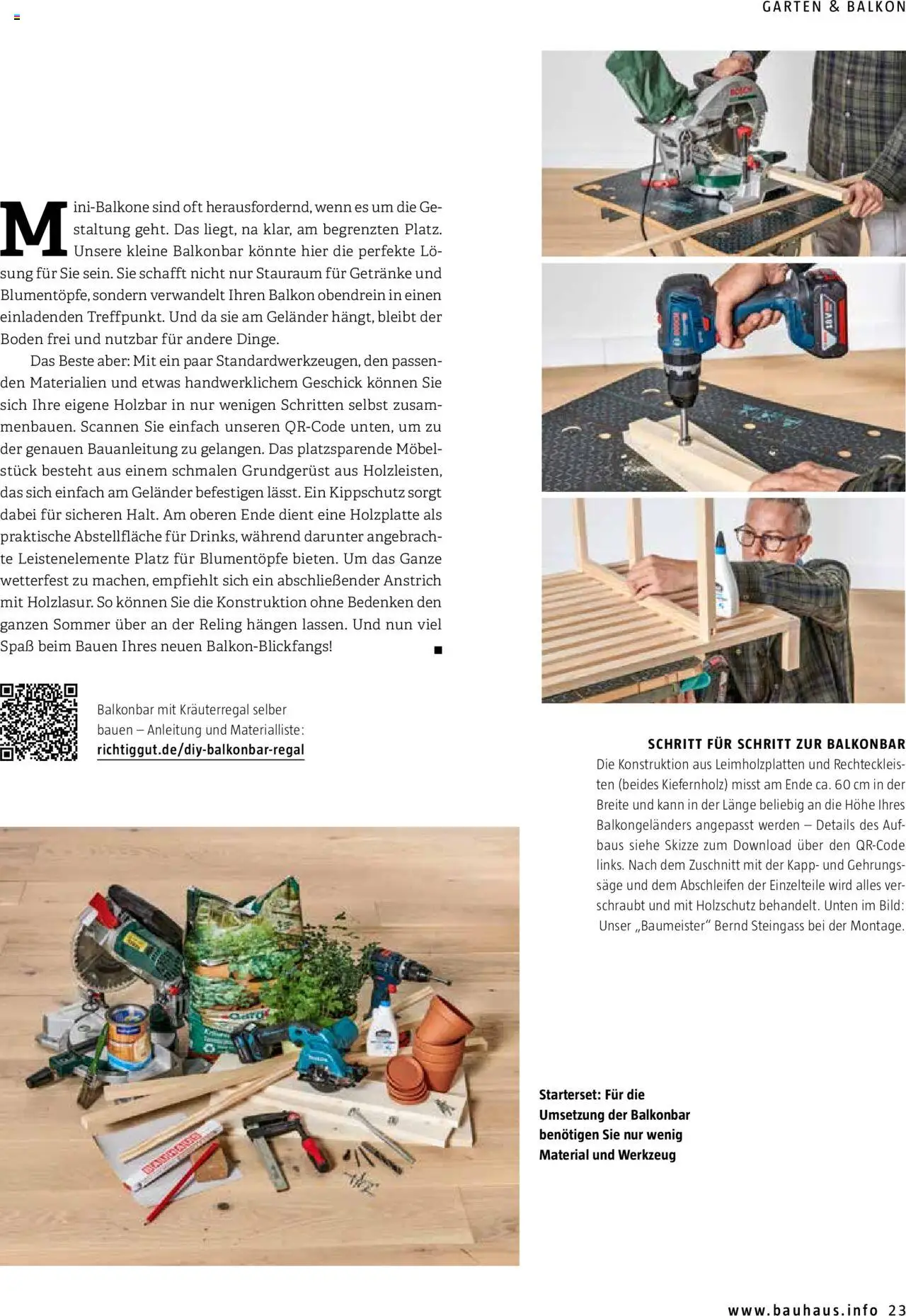 Bauhaus passt! Magazin - Seite 23 - gültig ab 10.03.2025
