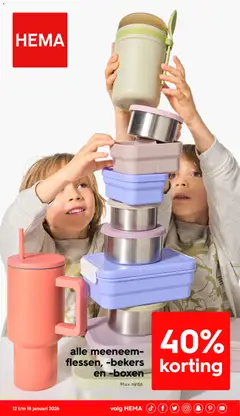 Hema folder / publicité geldig vanaf 12/01/2026
