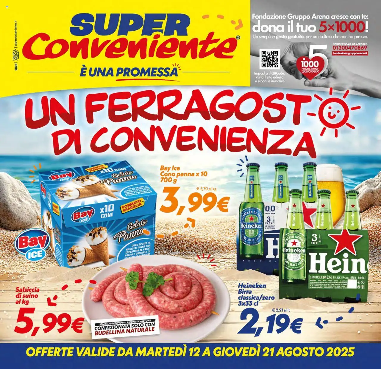 Volantino SuperConveniente	 - pagina 1 - valido dal 12/08/2025