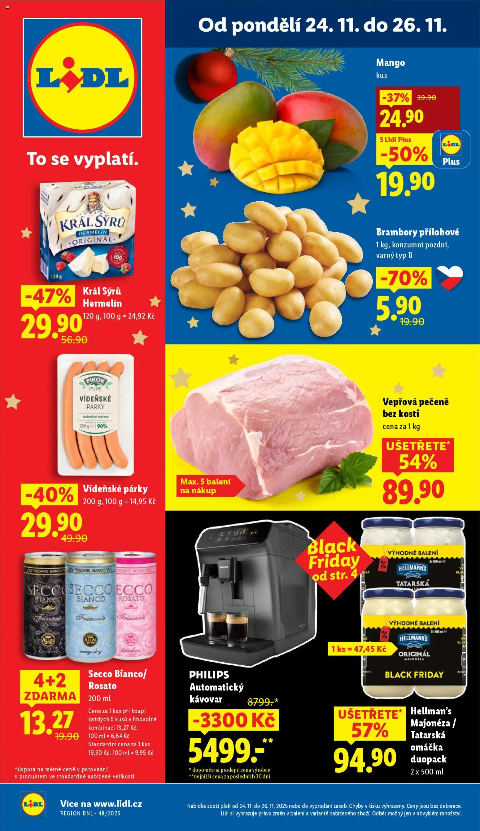 Lidl Black Friday - strana 1- platný od 24.11.2025